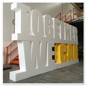 foam letters for walls