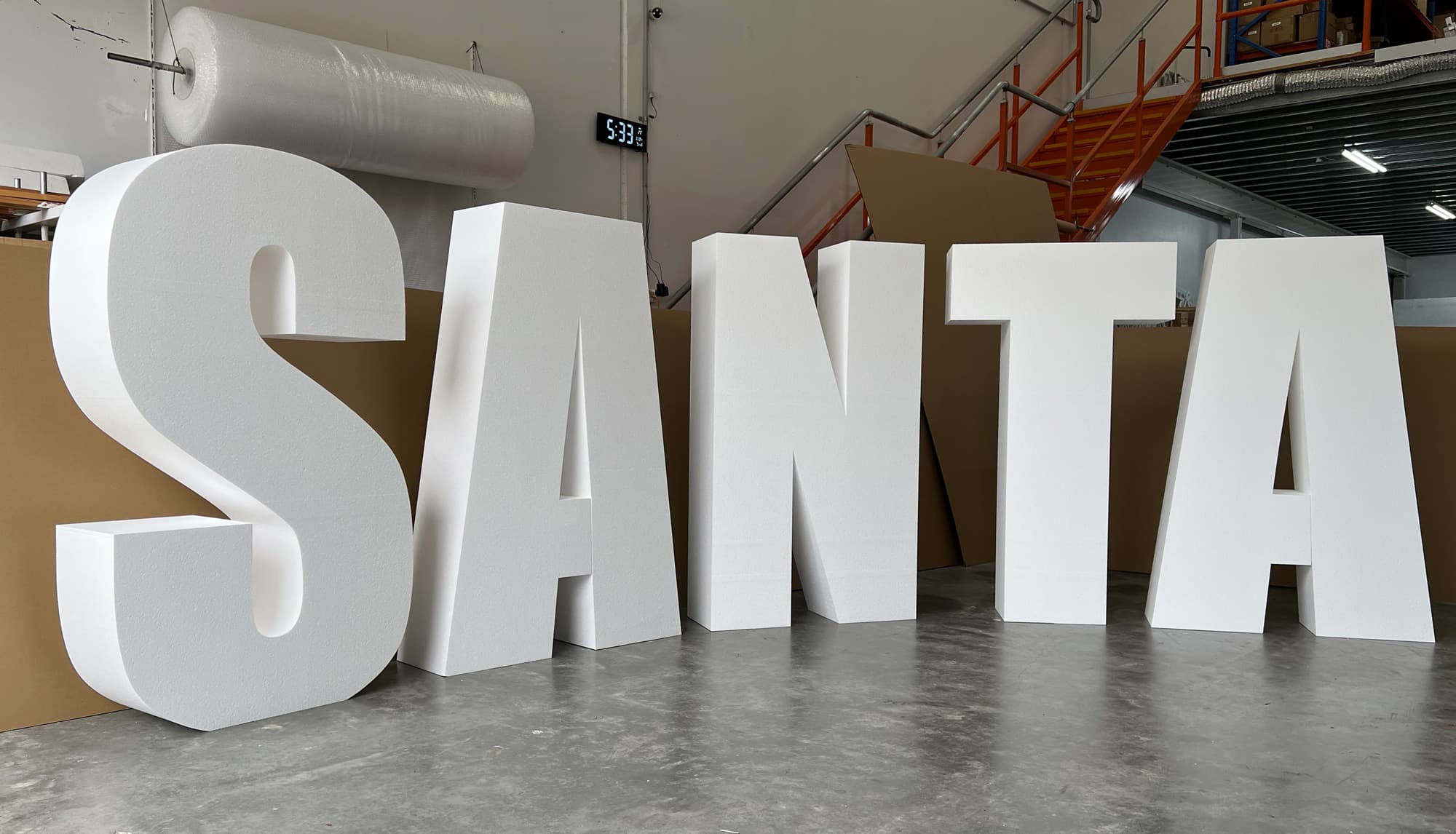 32 Giant Foam Letters Large Foam Letters Free Standing Styrofoam